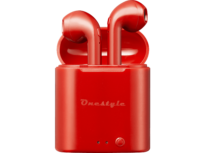 Bluetooth CORN TECHNOLOGY TWS-BT-V7, Kopfhörer Rot Onestyle In-ear