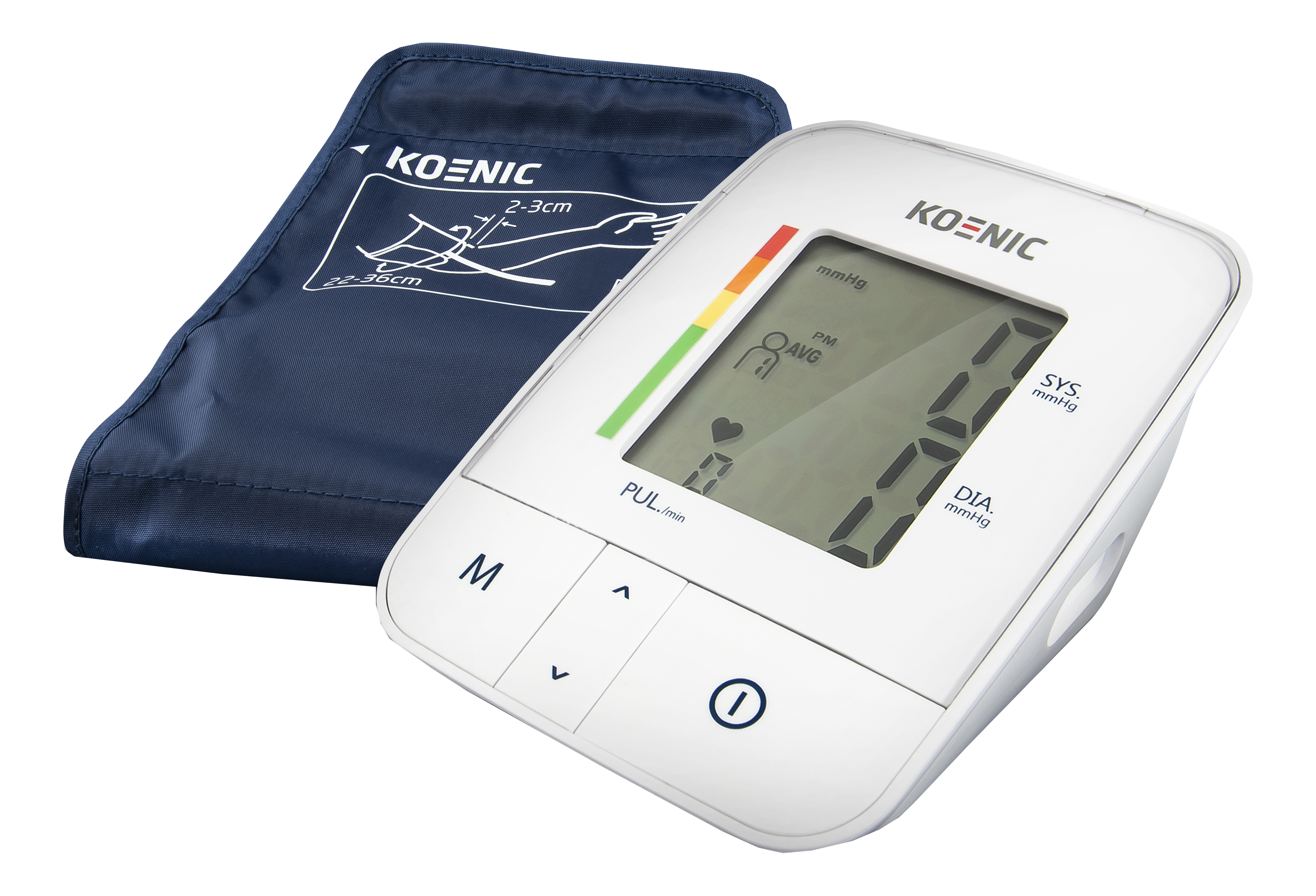 KOENIC KBP 2020 - Blutdruckmessgerät (Weiss/Grau)
