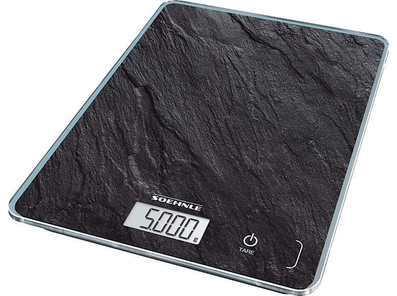 SOEHNLE Page Compact 300 Slate Küchenwaage (Max. Tragkraft: 5 kg