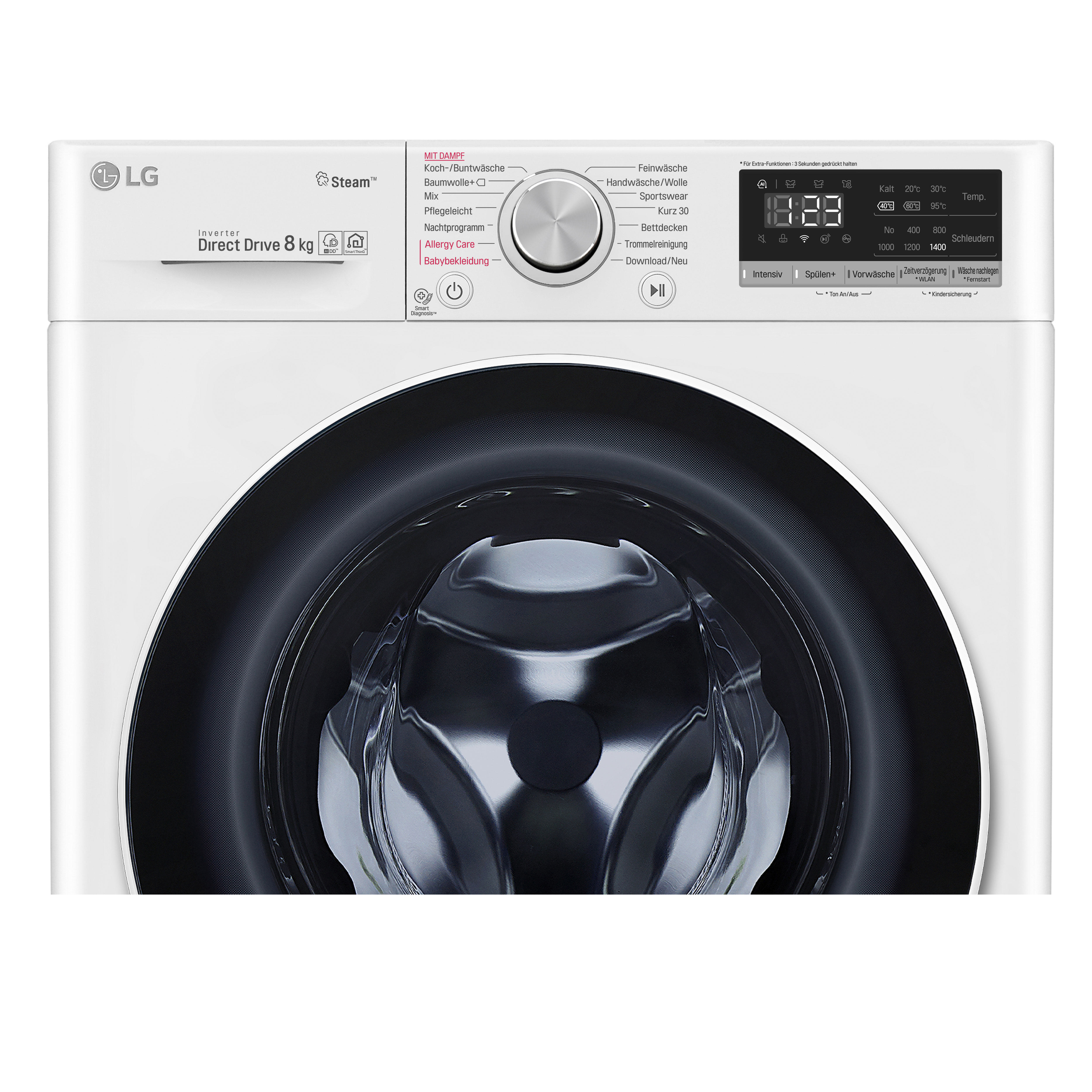 LG F4WV408S0 Serie 4 Waschmaschine (8 kg, 1360 U/Min., D)