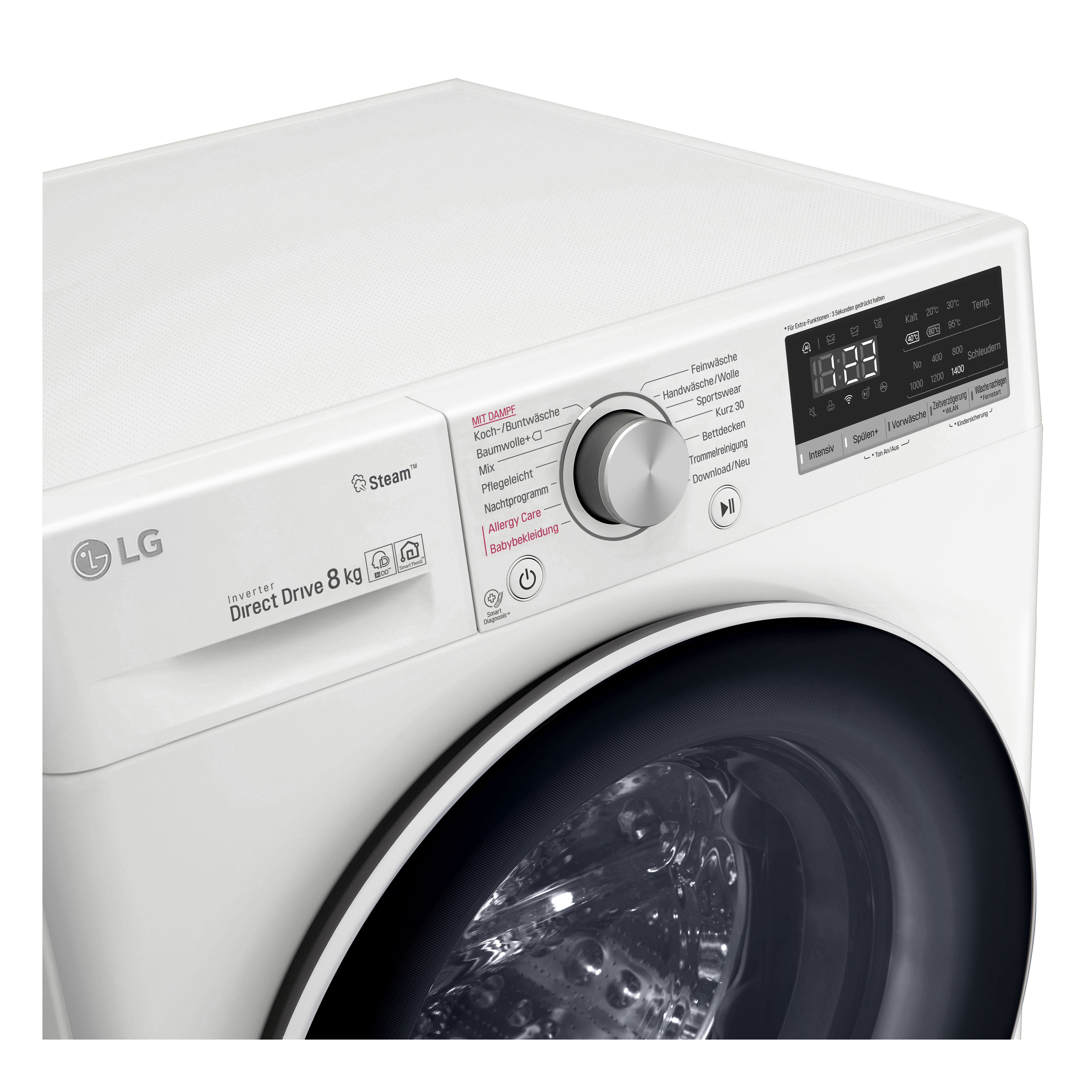 LG F4WV408S0 Serie 4 Waschmaschine (8 kg, 1360 U/Min., D)