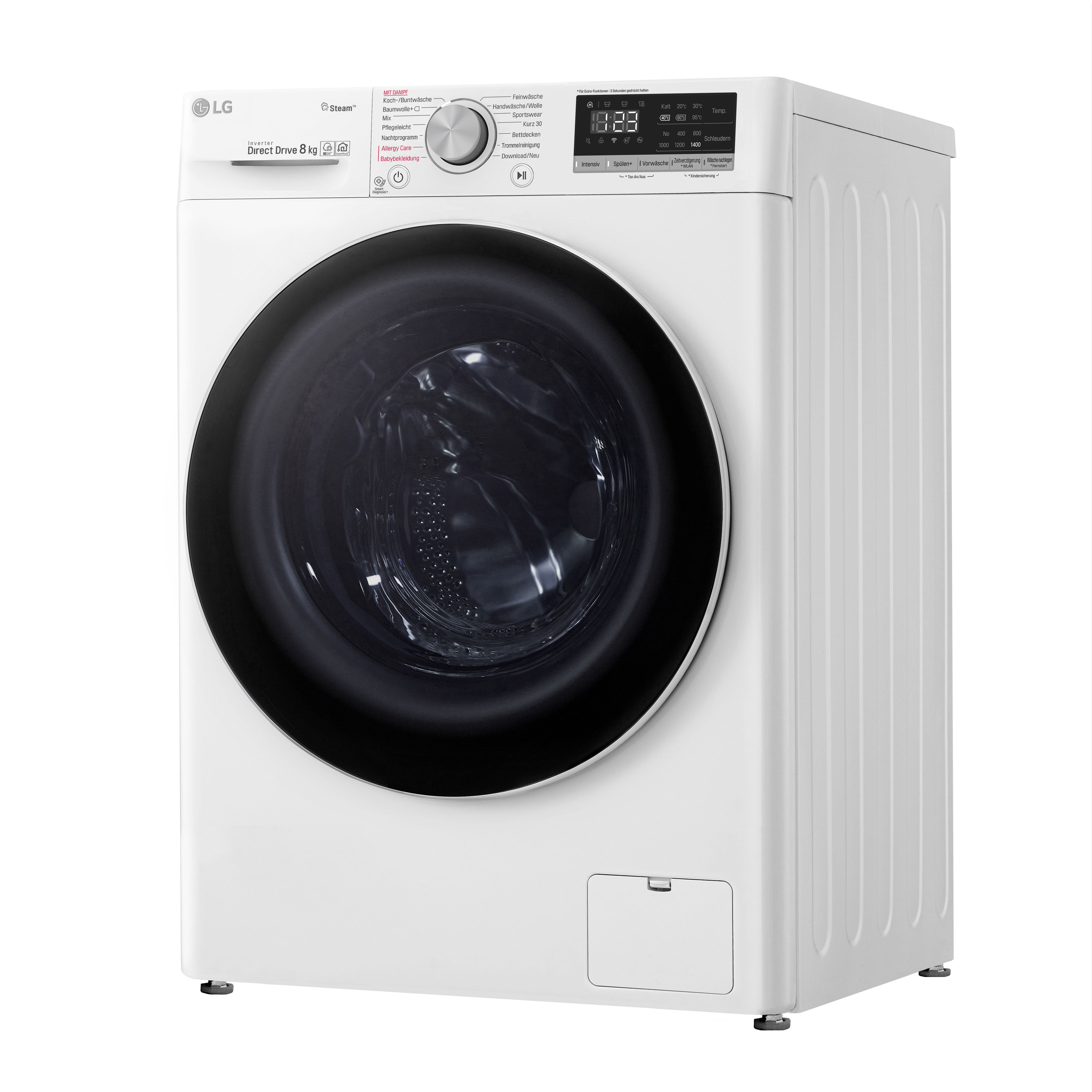 LG F4WV408S0 Serie 4 Waschmaschine (8 kg, 1360 U/Min., D)
