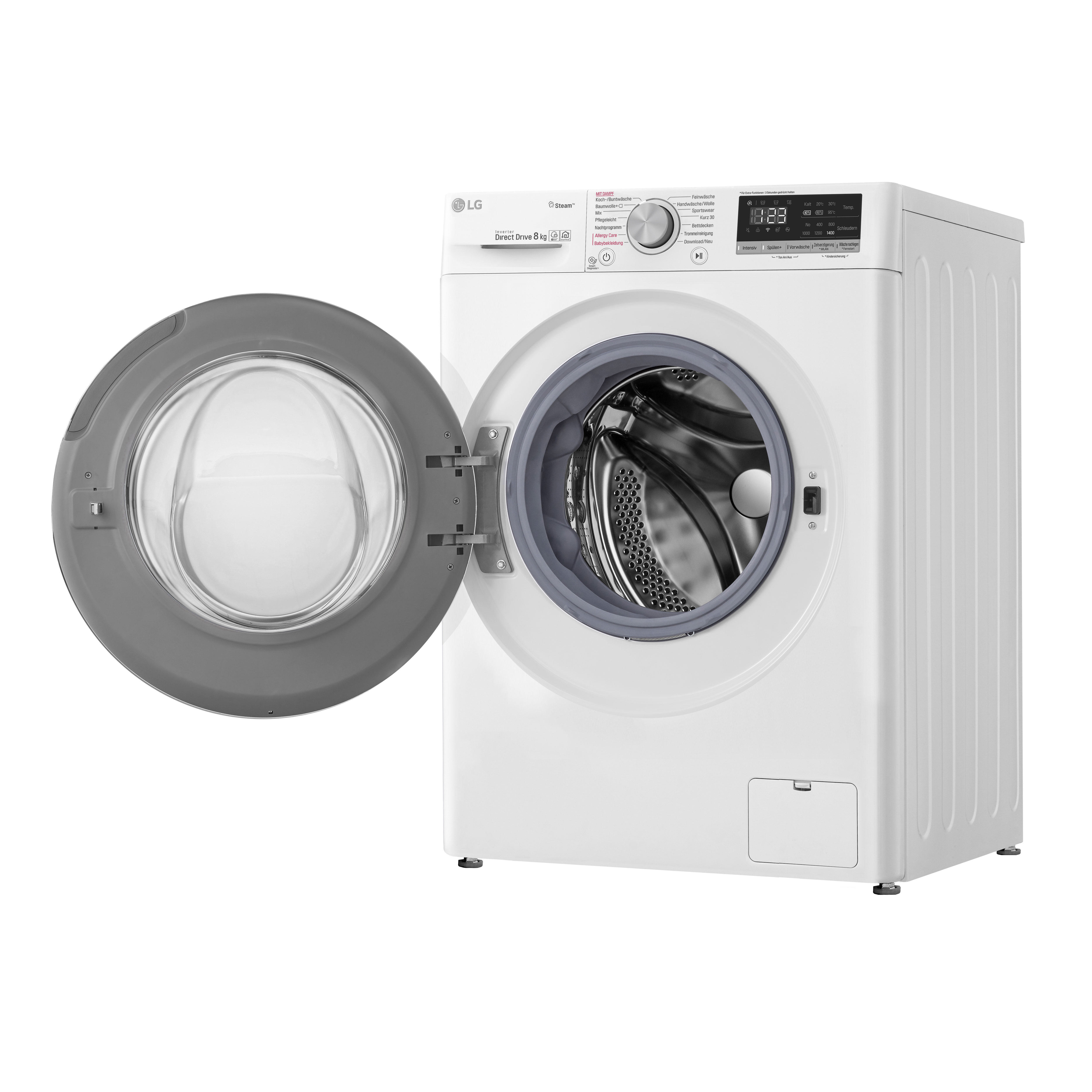 LG F4WV408S0 Serie 4 Waschmaschine (8 kg, 1360 U/Min., D)