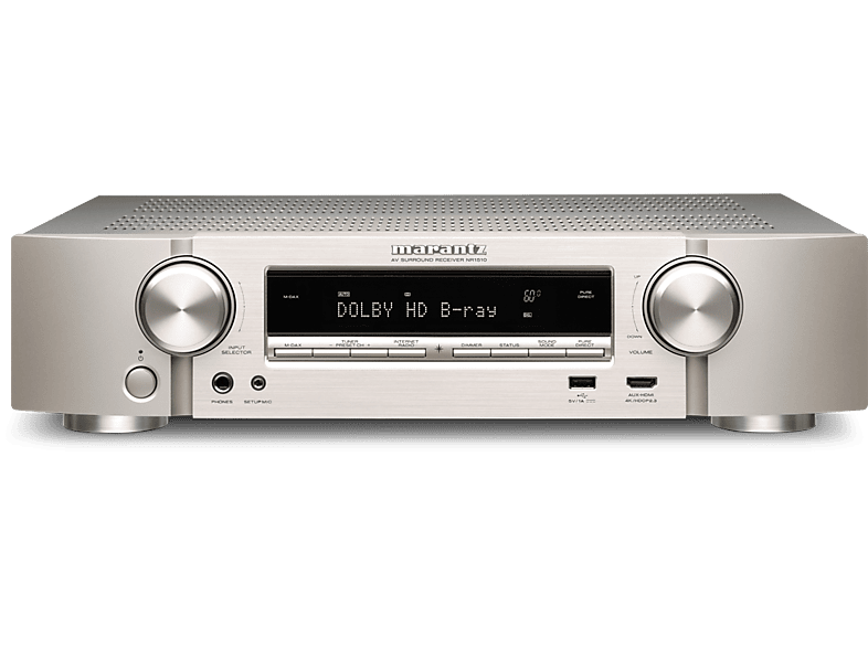 MARANTZ NR-1510 N1SG 5.2 házimozi rádióerősítő, ezüst-arany