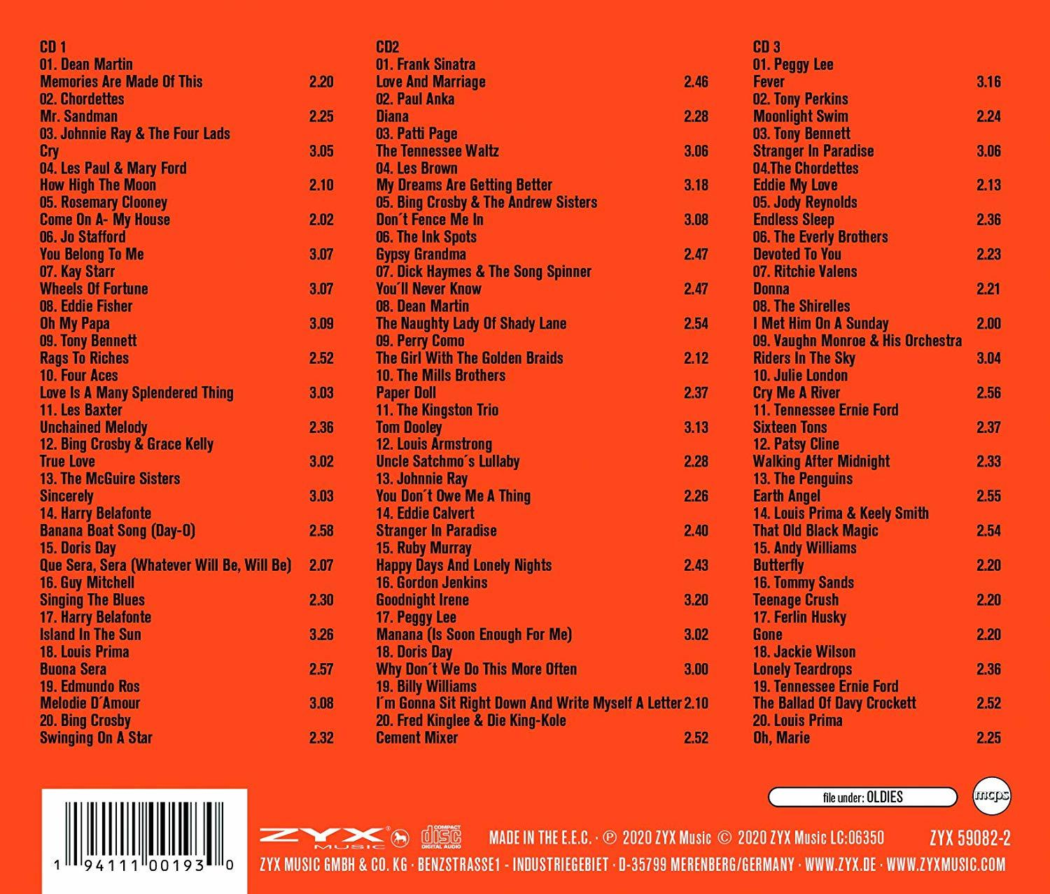 VARIOUS - International Hits From The 50s  - (CD)