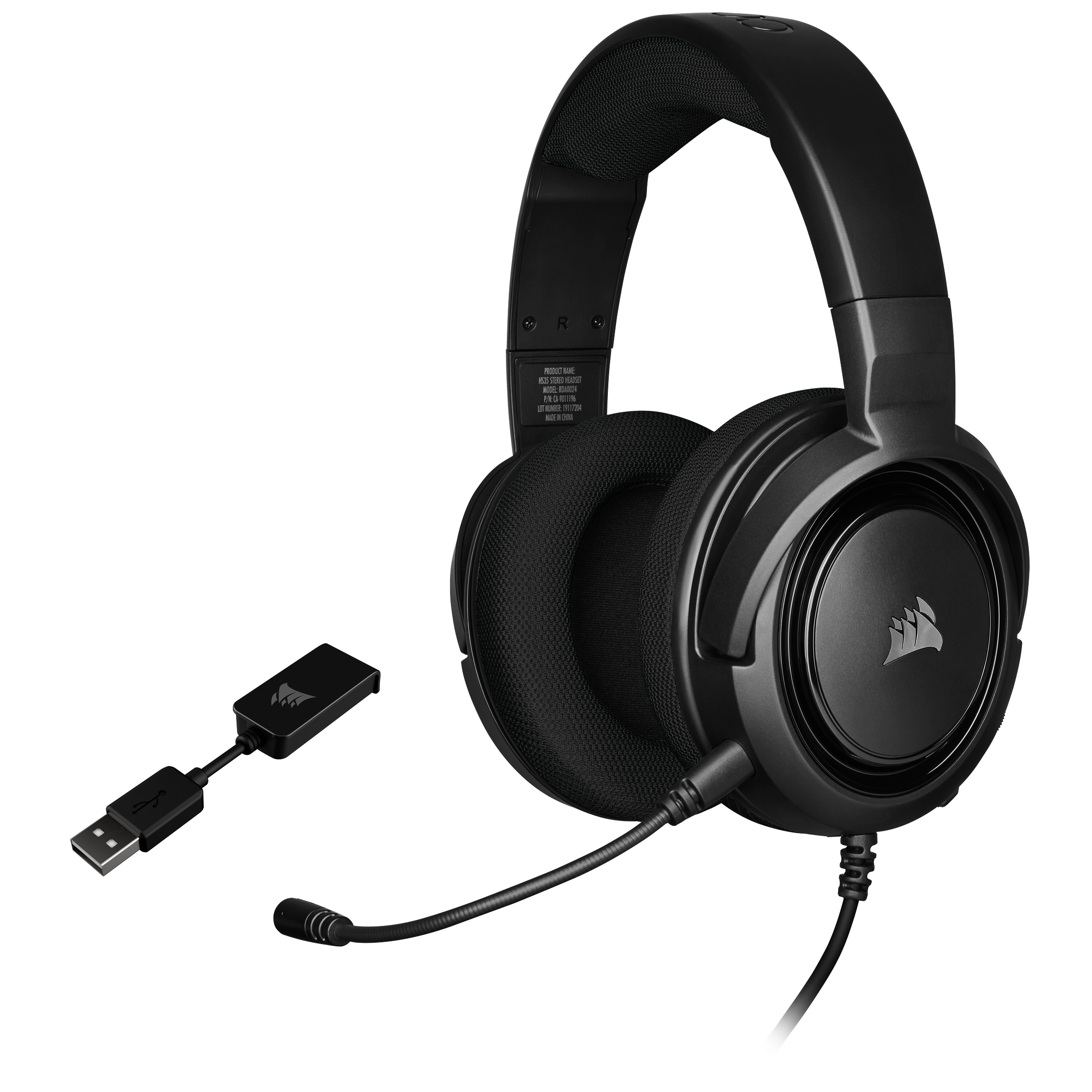 Gaming Headset Over-ear CORSAIR HS45, Carbon