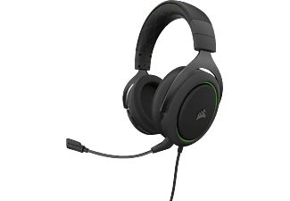 CORSAIR HS50 PRO, Over-ear Gaming Headset Schwarz/Grün