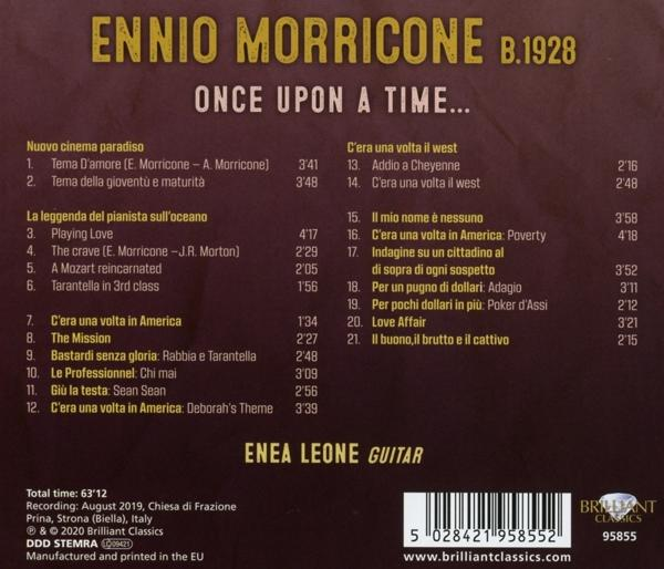 Enea Leone - Morricone:Once Upon A Time-Arrangements For Guitar  - (CD)