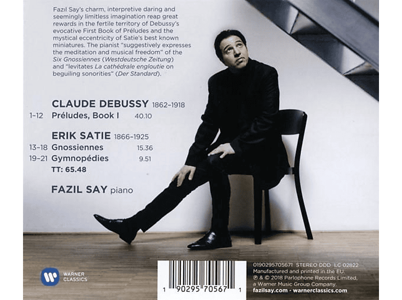 Thumbnail - Fazil Say - PRELUDES/GNOSSIENNES. (CD)