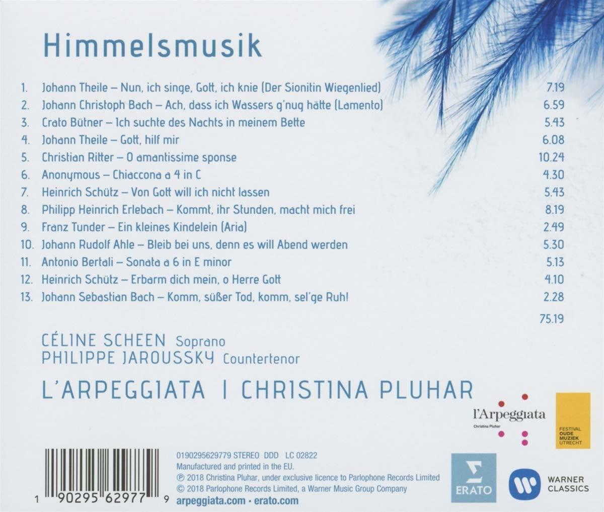 CD-Cover mit Trackliste und Noten.