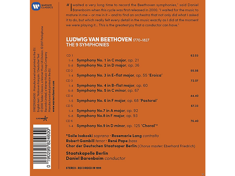 Thumbnail - Staatskapelle Dresden - Sämtliche Sinfonier 1-9 (CD)