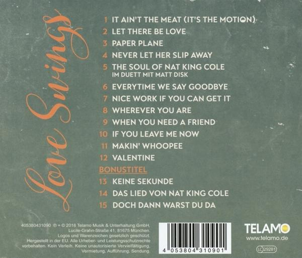 Yannick Bovy - Love Swings  - (CD)