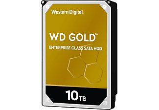 WESTERN DIGITAL WD Gold Enterprise Class SATA - Festplatte (HDD, 10 TB, Silber/Schwarz)