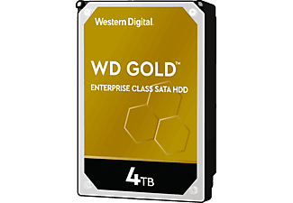 WESTERN DIGITAL WD Gold Enterprise Class SATA - Festplatte (HDD, 4 TB, Silber/Schwarz)