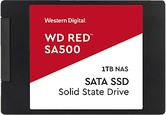 WESTERN DIGITAL WD Red SA500 NAS SATA SSD - Disque dur (SSD, 1 TB, Noir)
