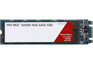 WESTERN DIGITAL WD Red SA500 NAS SATA SSD (M.2) - Disque dur (SSD, 2 TB, Bleu)