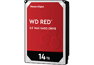 WESTERN DIGITAL WD Red NAS Hard Drive - Disque dur (HDD, 14 TB, Argent/Noir)