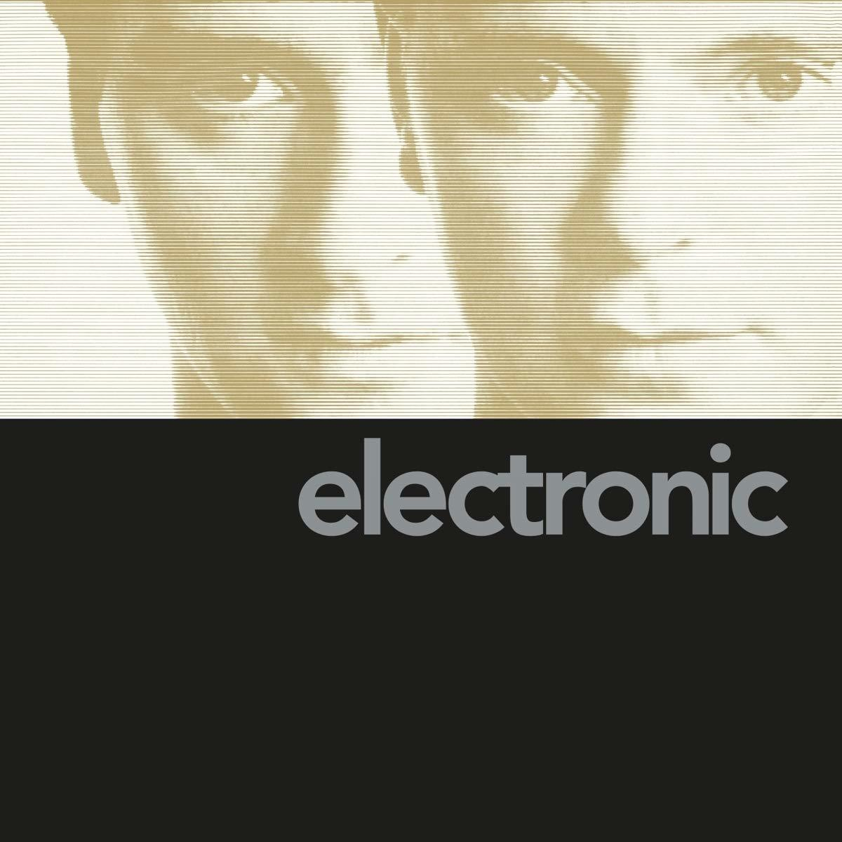 Album borító: két arc szépia tónusban, fekete háttérrel, szürke "electronic" felirattal.