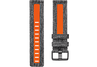 FITBIT Versa (S) - Armband (Grau/Orange)