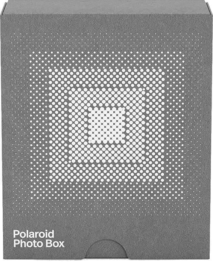 POLAROID Photo Box, fényképtartó doboz, szürke