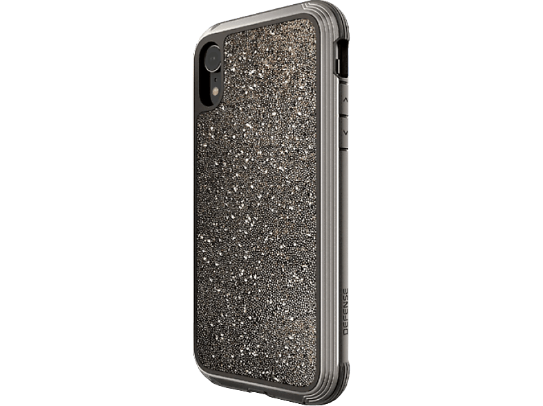 RAPTIC Cover Defense Lux iPhone XR Glitter Noir (473019)