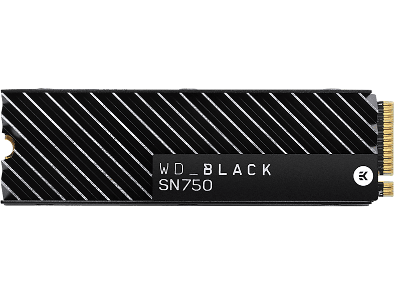 Western Digital WD_BLACK SN750 NVMe SSD 500GB met Koellichaam