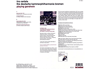 Iiro / Deutsche Kammerphilharmonie Bremen Rantala - playing gershwin (vinyl)  - (Vinyl)