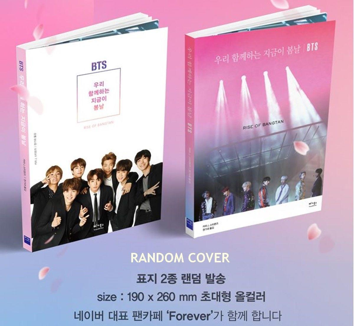 Twee BTS-albums met willekeurige covers, groepsfoto's en podiumvisuals.