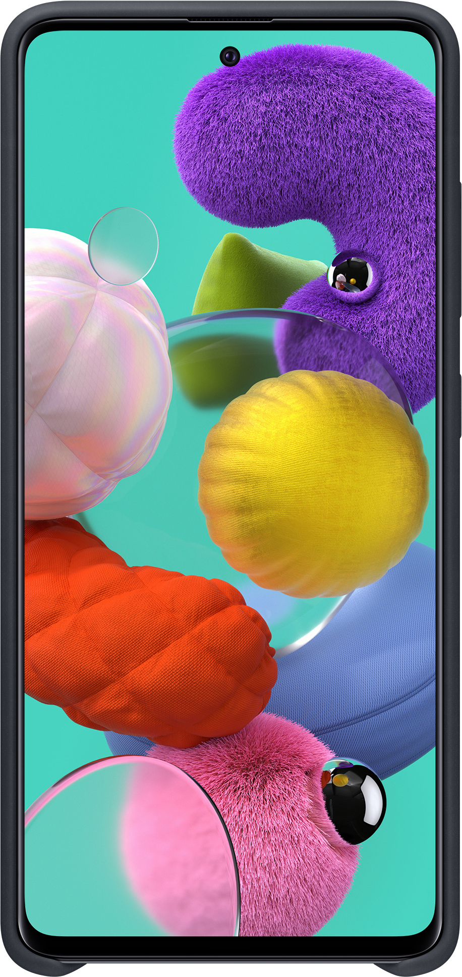 SAMSUNG EF-PA515, Backcover, Samsung, Galaxy A51, Schwarz