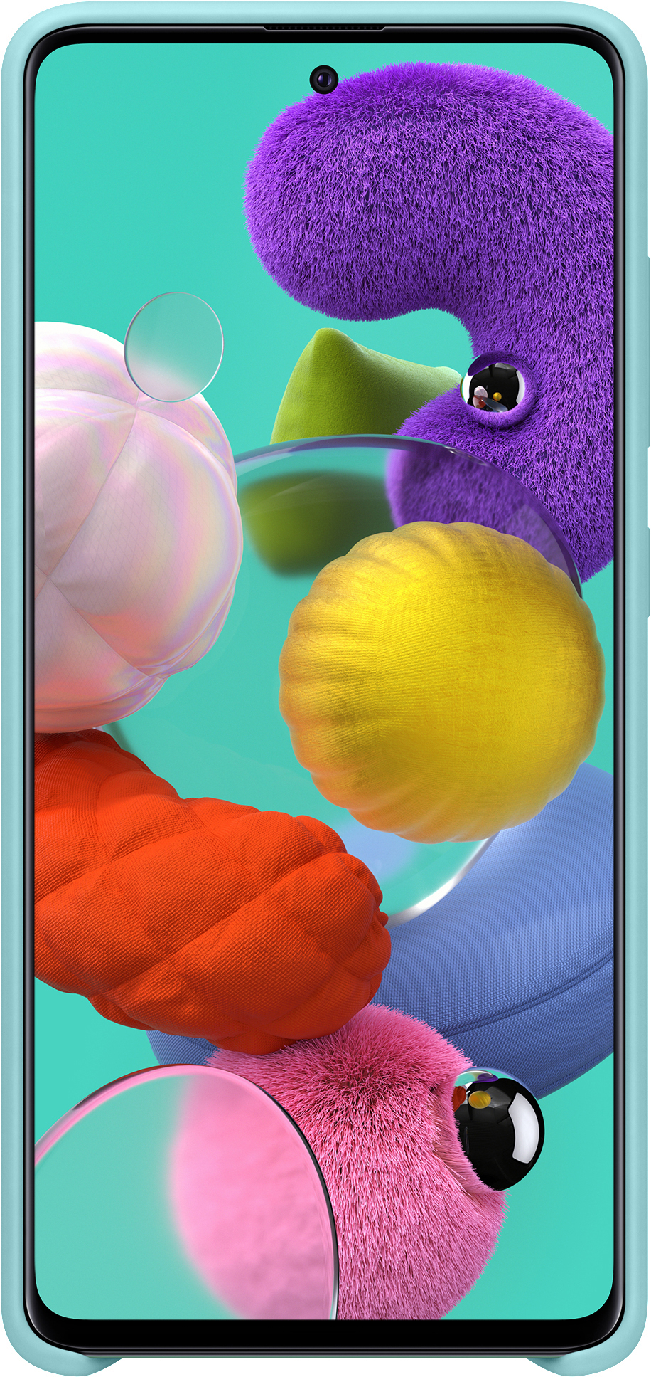 SAMSUNG EF-PA515, Backcover, Samsung, Galaxy A51, Blau