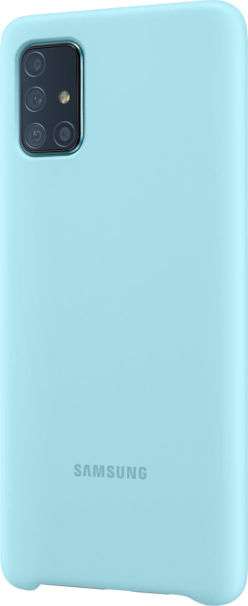 Backcover, Blau A71, EF-PA715, SAMSUNG Galaxy Samsung,