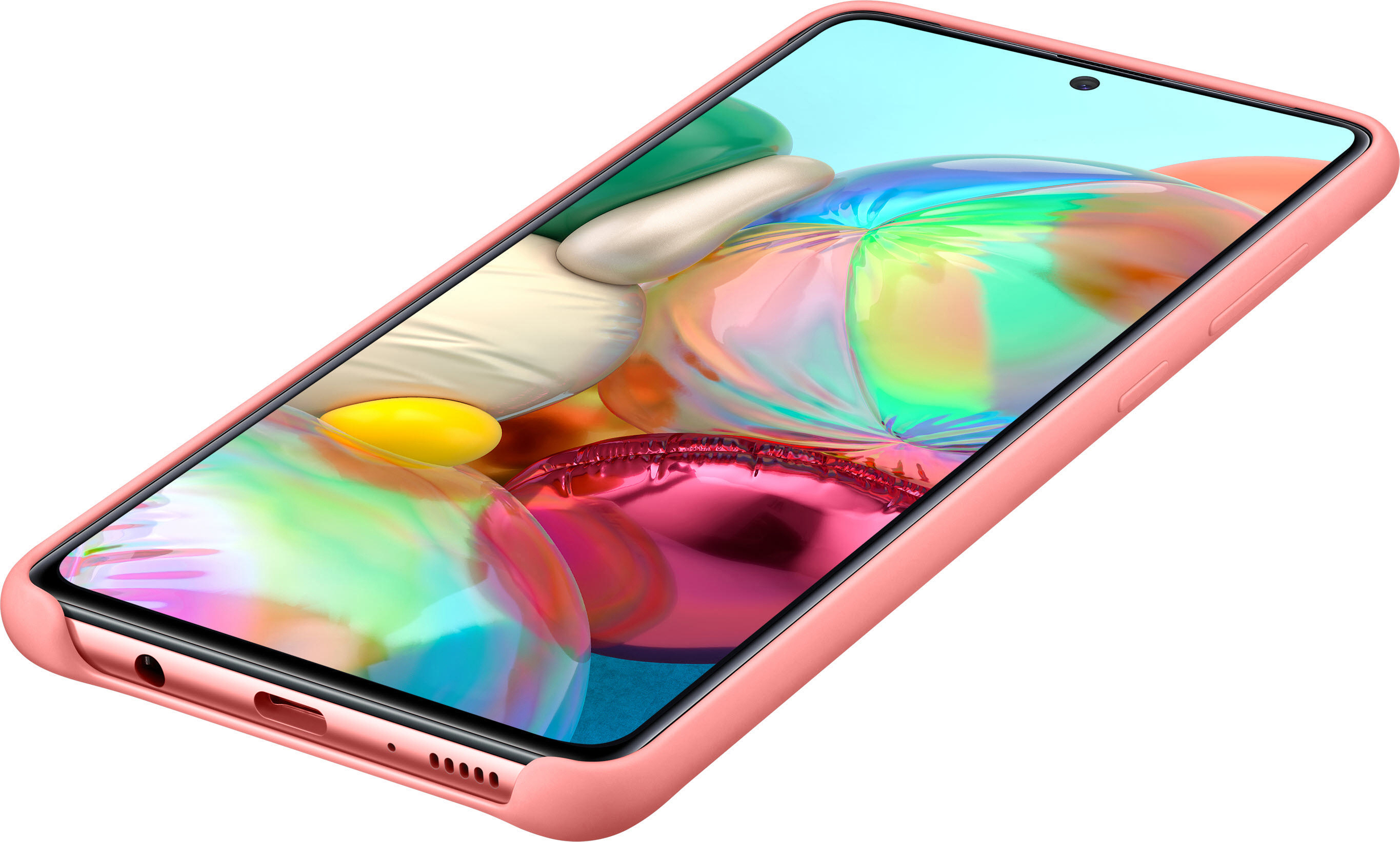 SAMSUNG EF-PA715, Backcover, Samsung, Galaxy A71, Pink