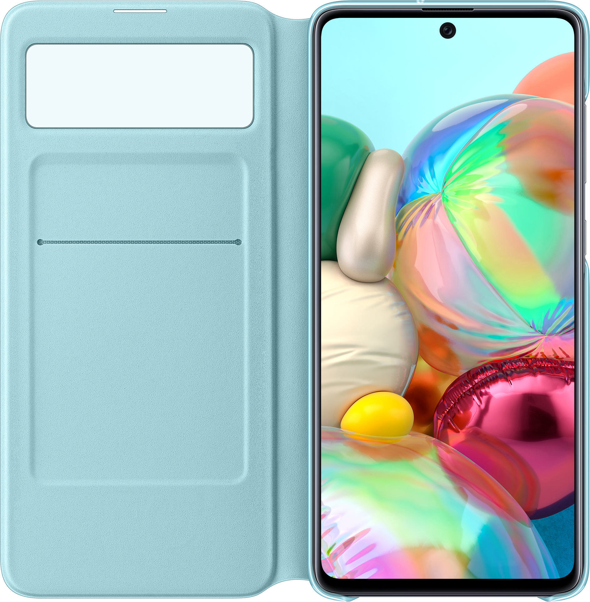 SAMSUNG EF-EA715, Bookcover, Samsung, Galaxy A71, Schwarz