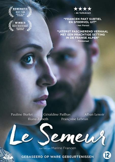 Affiche de film : Deux personnes se regardant, texte : Le Semeur.