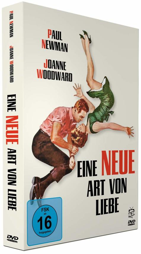 DVD-Box-Set mit einem Filmplakat eines Mannes, der eine Frau hält, mit weißem Hintergrund.