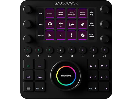 LOUPEDECK Creative Tool - Tastiera (Nero)