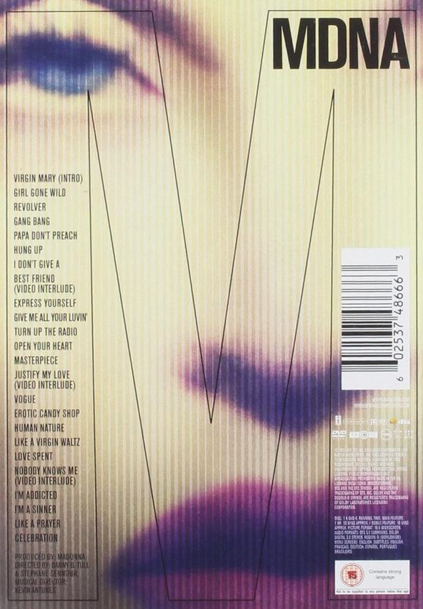 Madonna - MDNA WORLD TOUR  - (DVD)