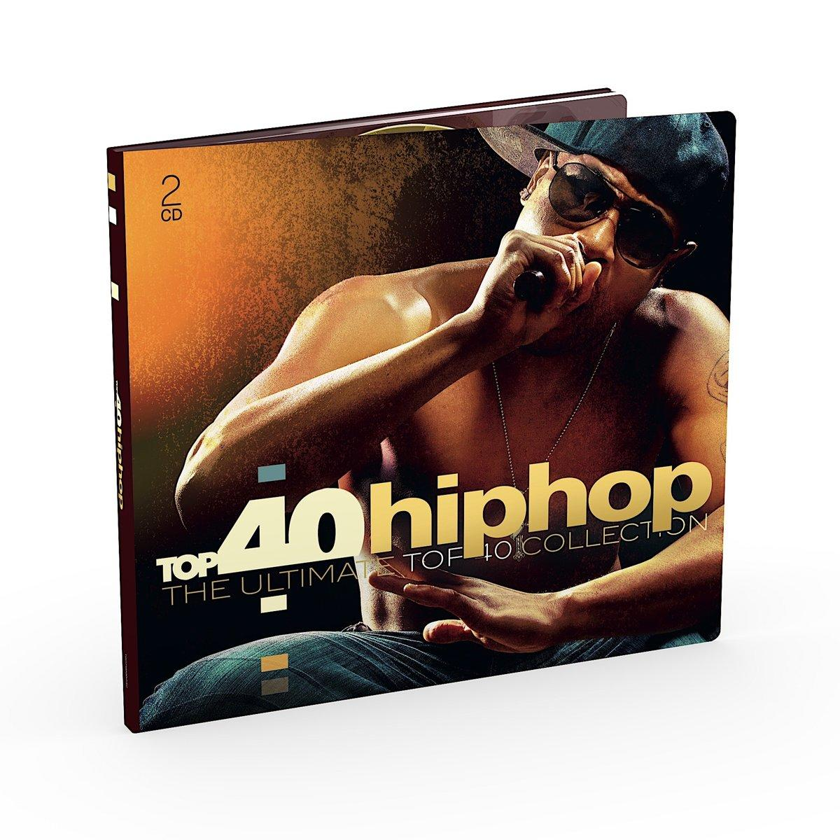 Pochette de CD. Rappeur avec des lunettes de soleil, torse nu, tenant un micro. Fond or et marron avec titre de l'album.