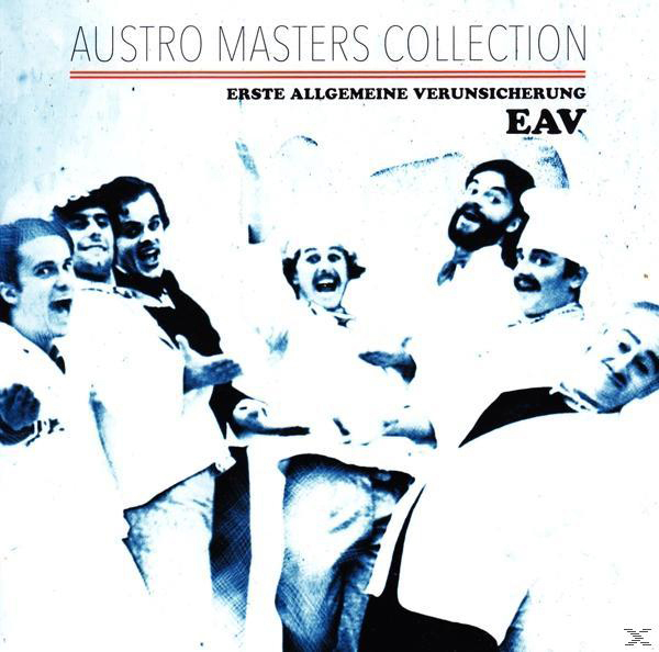 Albumcover mit einer Gruppe von Männern. Der Albumtitel lautet 'EAV'.