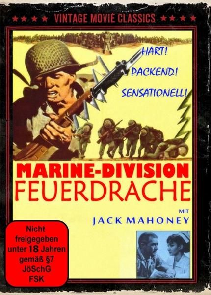 Filmposter: Ein Soldat zielt mit einem Gewehr über andere Soldaten.