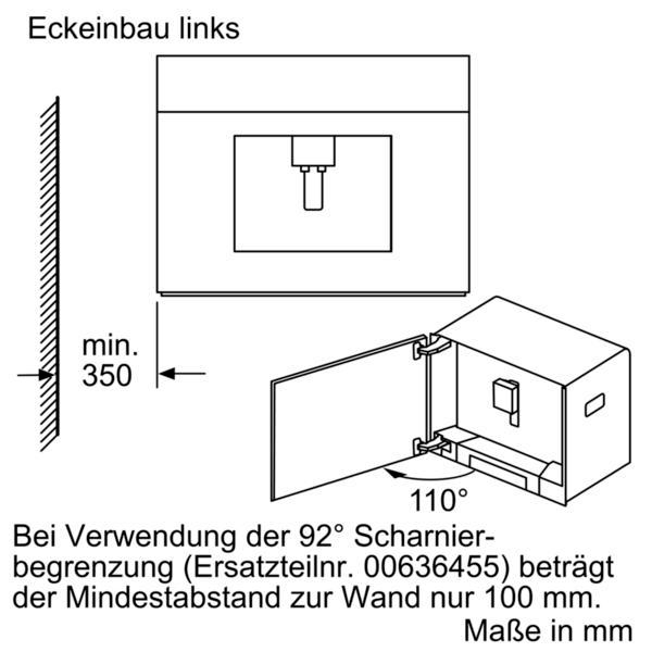 SIEMENS CT636LES6 Einbaukaffeevollautomat (385 mm)