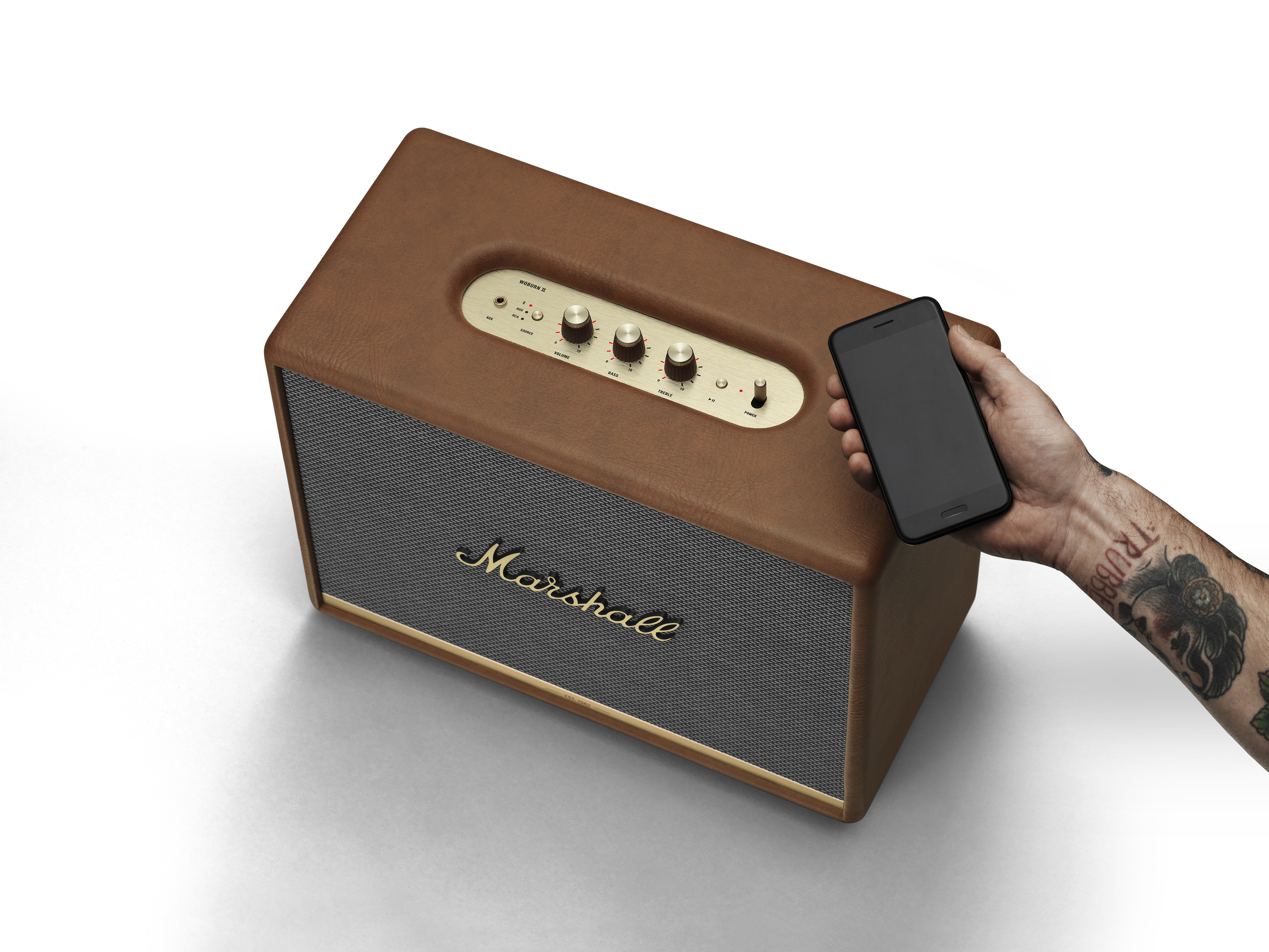 MARSHALL Woburn II Bluetooth Lautsprecher, Braun