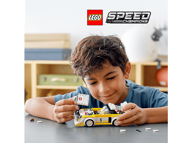 LEGO 76897 1985 Audi Sport quattro S1 Bausatz, Mehrfarbig | MediaMarkt
