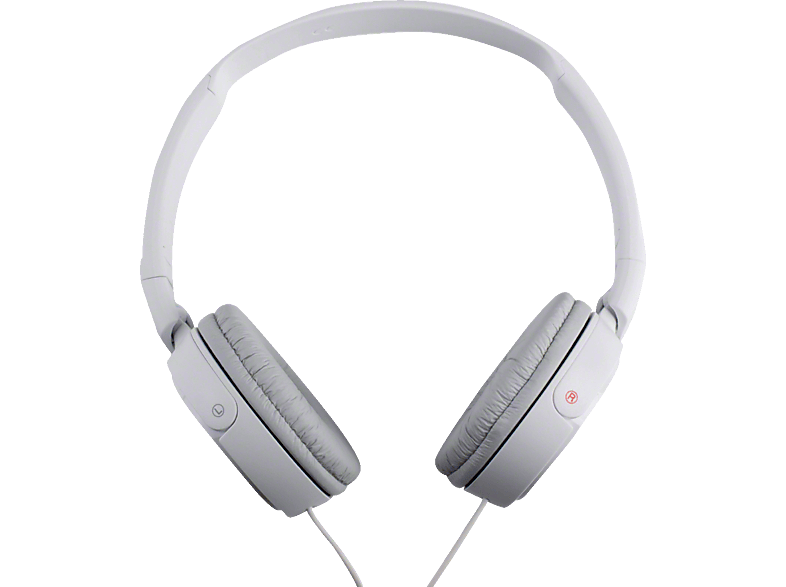 SONY MDR-ZX110AP, On-ear Kopfhörer Weiß
