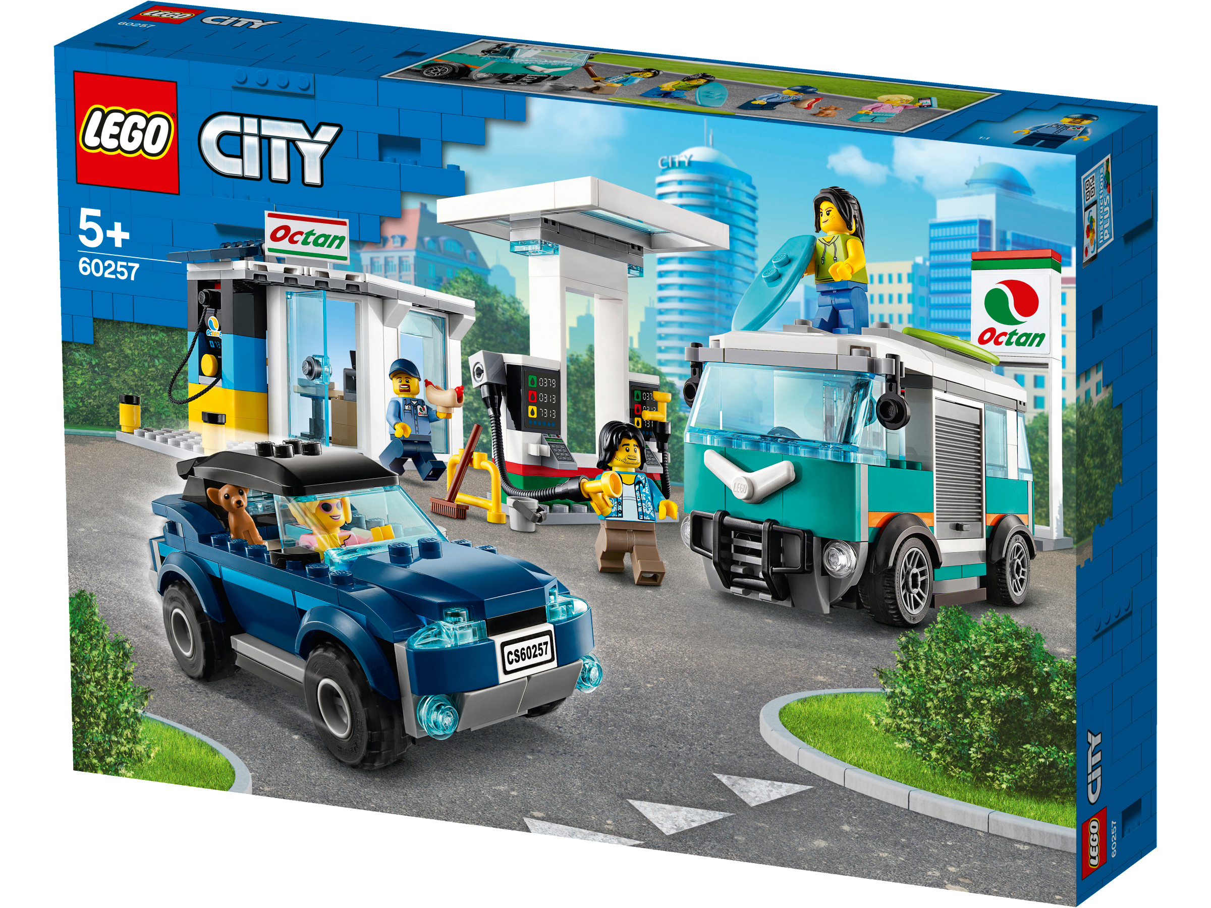 LEGO 60257 Tankstelle Bauset, Mehrfarbig