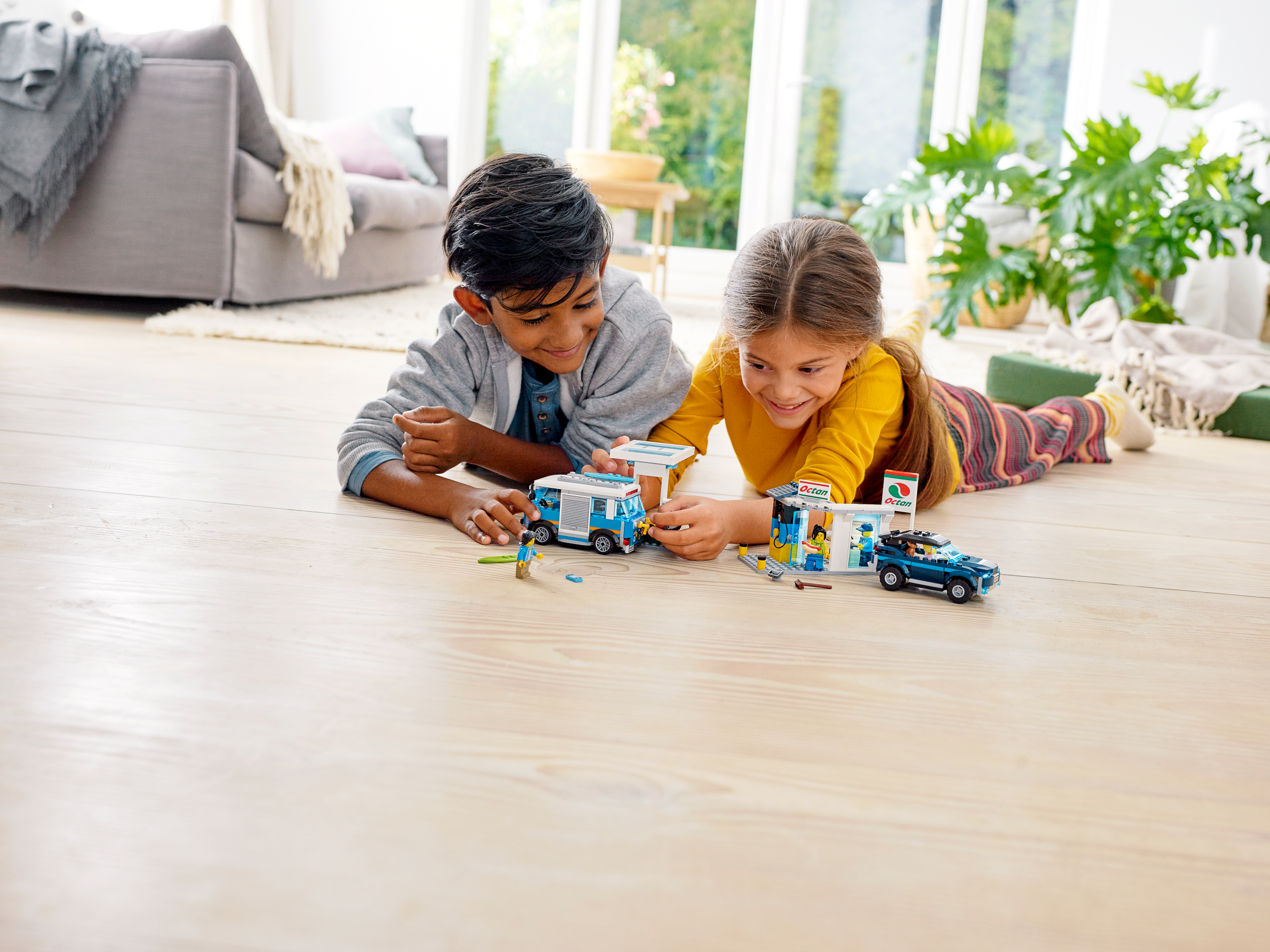 LEGO 60257 Tankstelle Bauset, Mehrfarbig