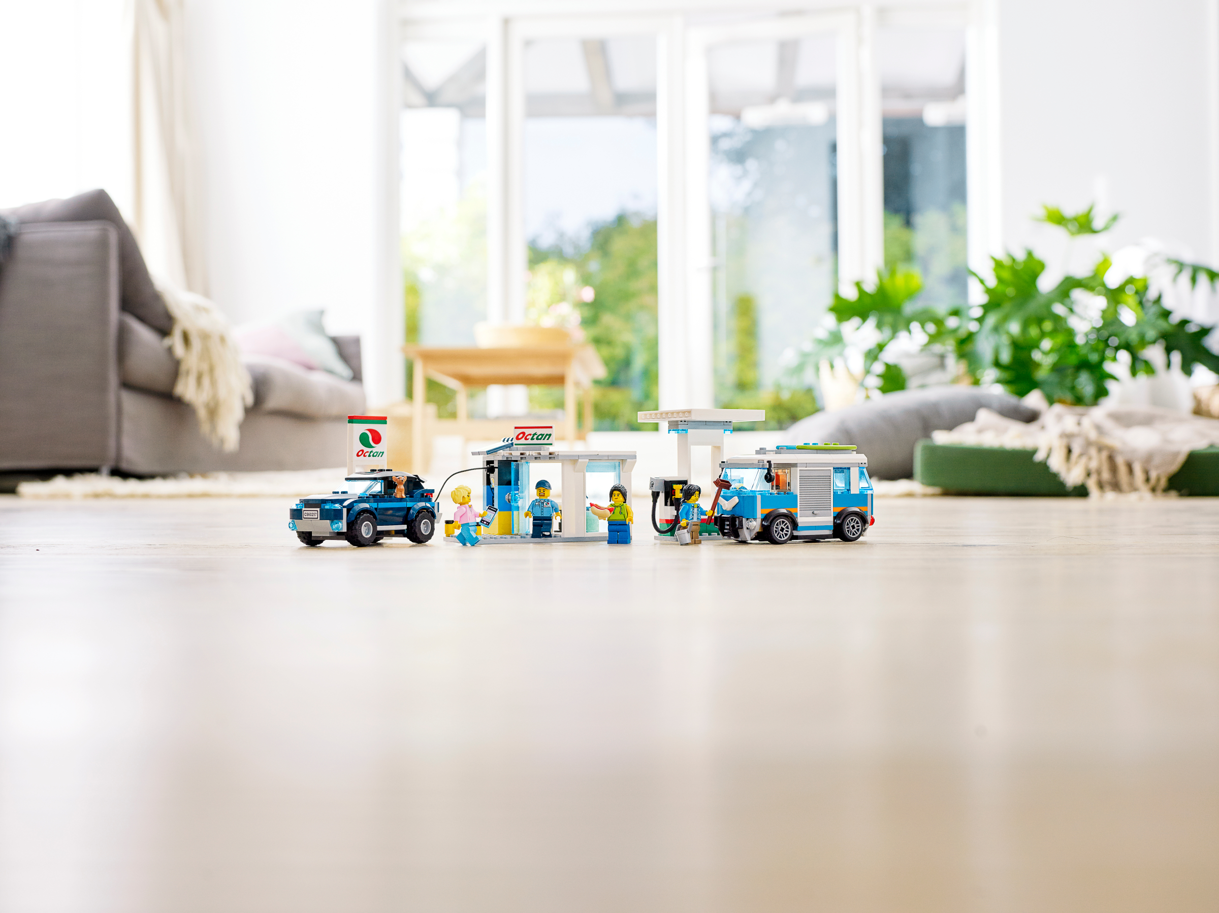 LEGO 60257 Tankstelle Bauset, Mehrfarbig