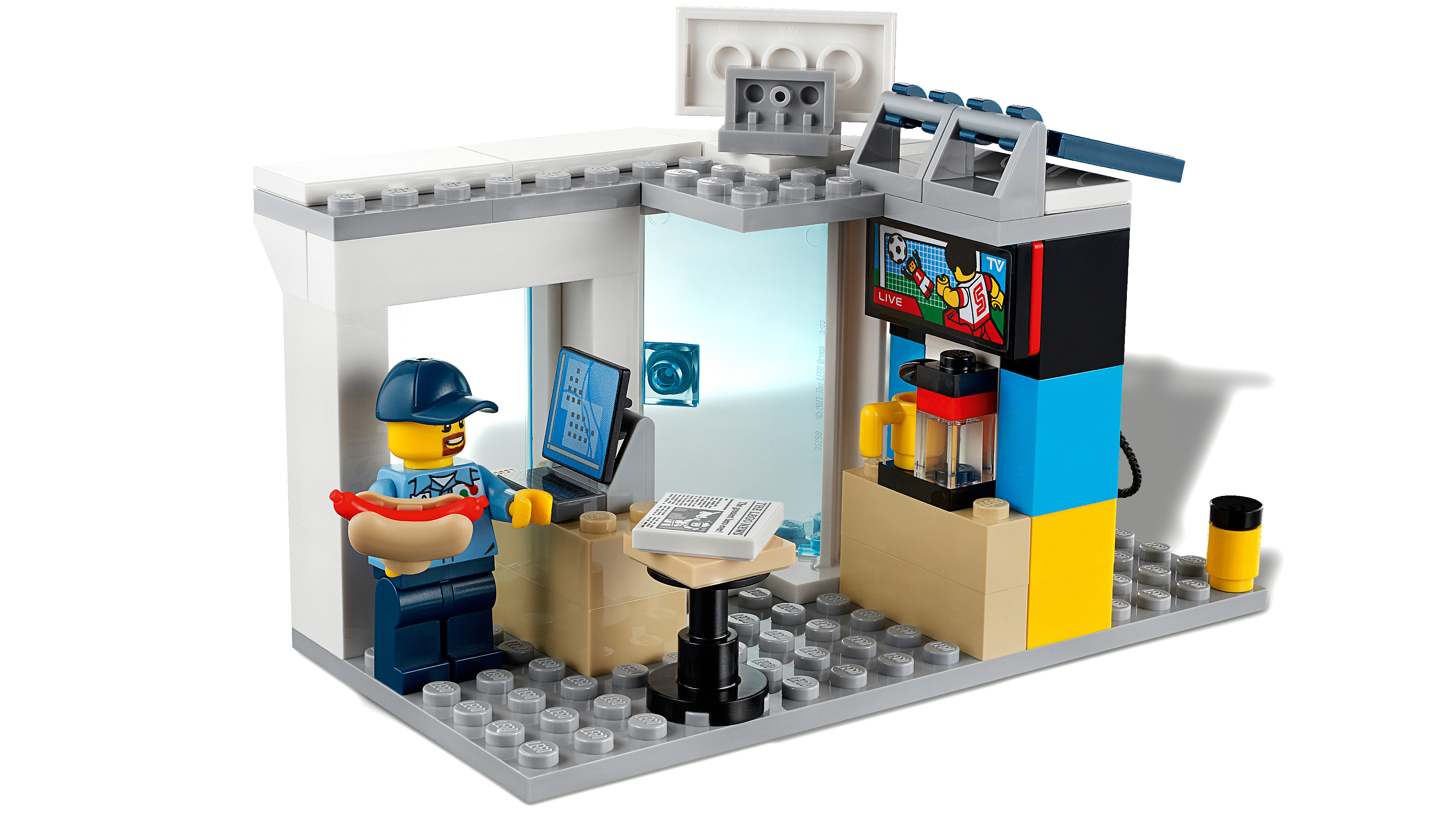 LEGO 60257 Tankstelle Bauset, Mehrfarbig