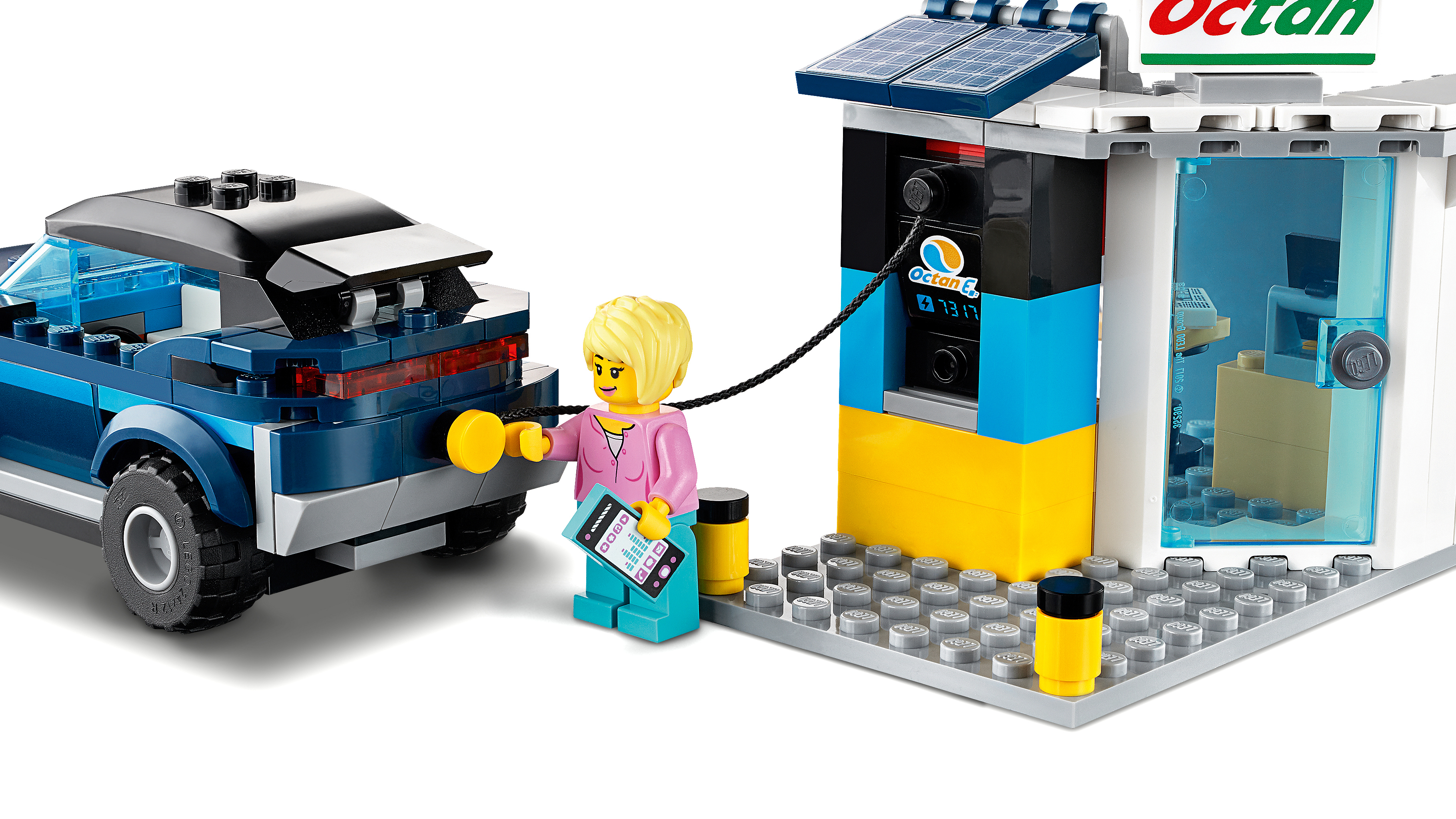 LEGO 60257 Tankstelle Bauset, Mehrfarbig