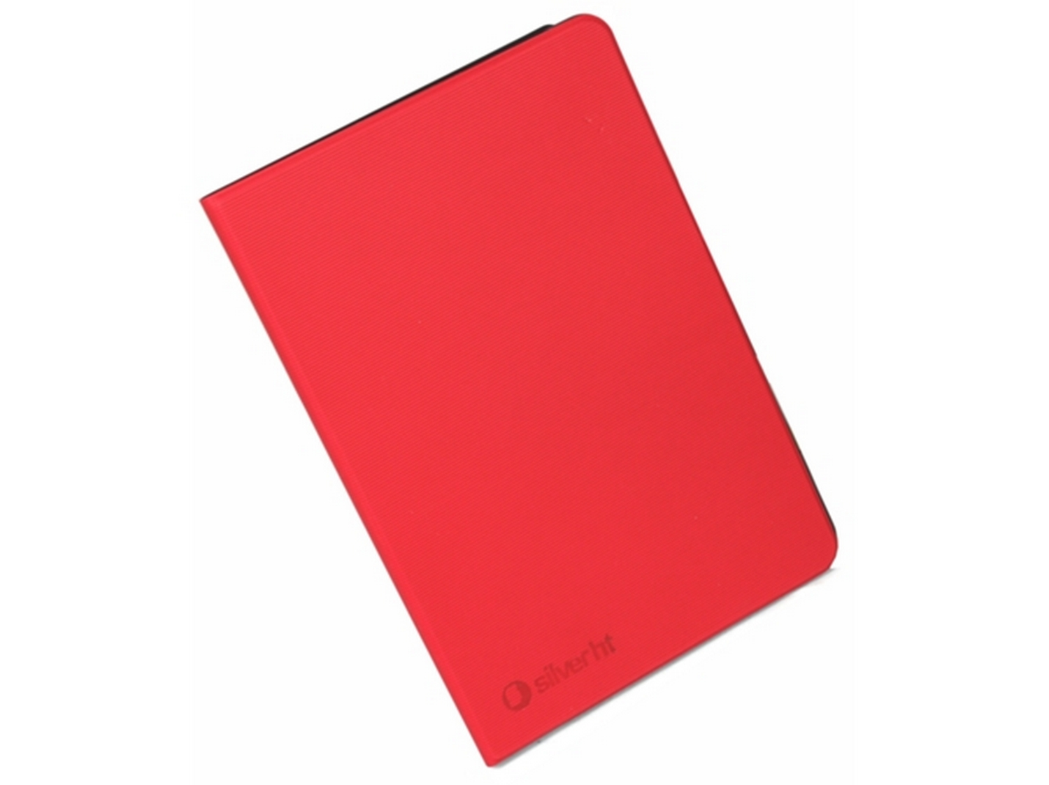 Funda - Silver HT Bookcase Wave, Para Samsung Galaxy Tab, 10.1", Slanding, Resistente a golpes, Rojo